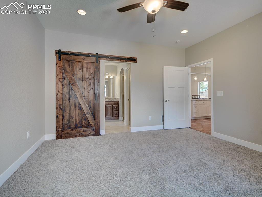 208 Custer Avenue Colorado Springs, CO 80903 - Photo 16 of 36 Master bedroom, attaching to 3/4 bath and walk in closet