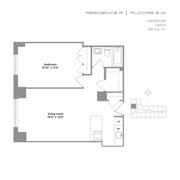 225 Rector Place, Unit 10P Manhattan, NY 10280 - Photo 4 of 4