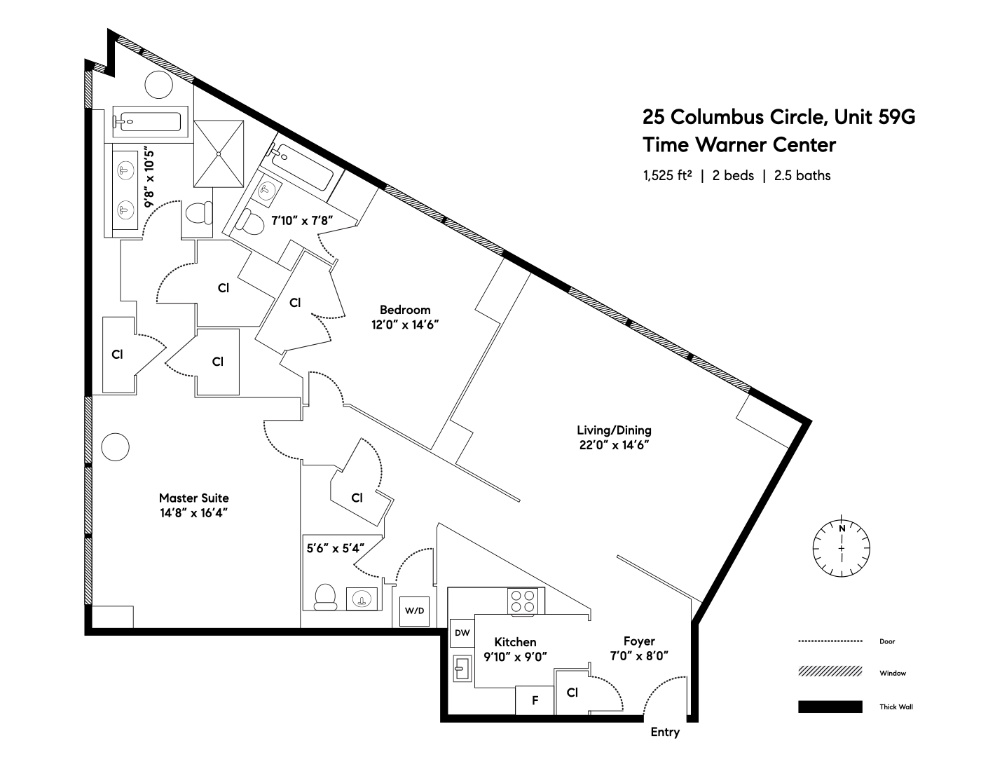 25 Columbus Circle, Unit 59G Manhattan, NY 10019 - Photo 11 of 11