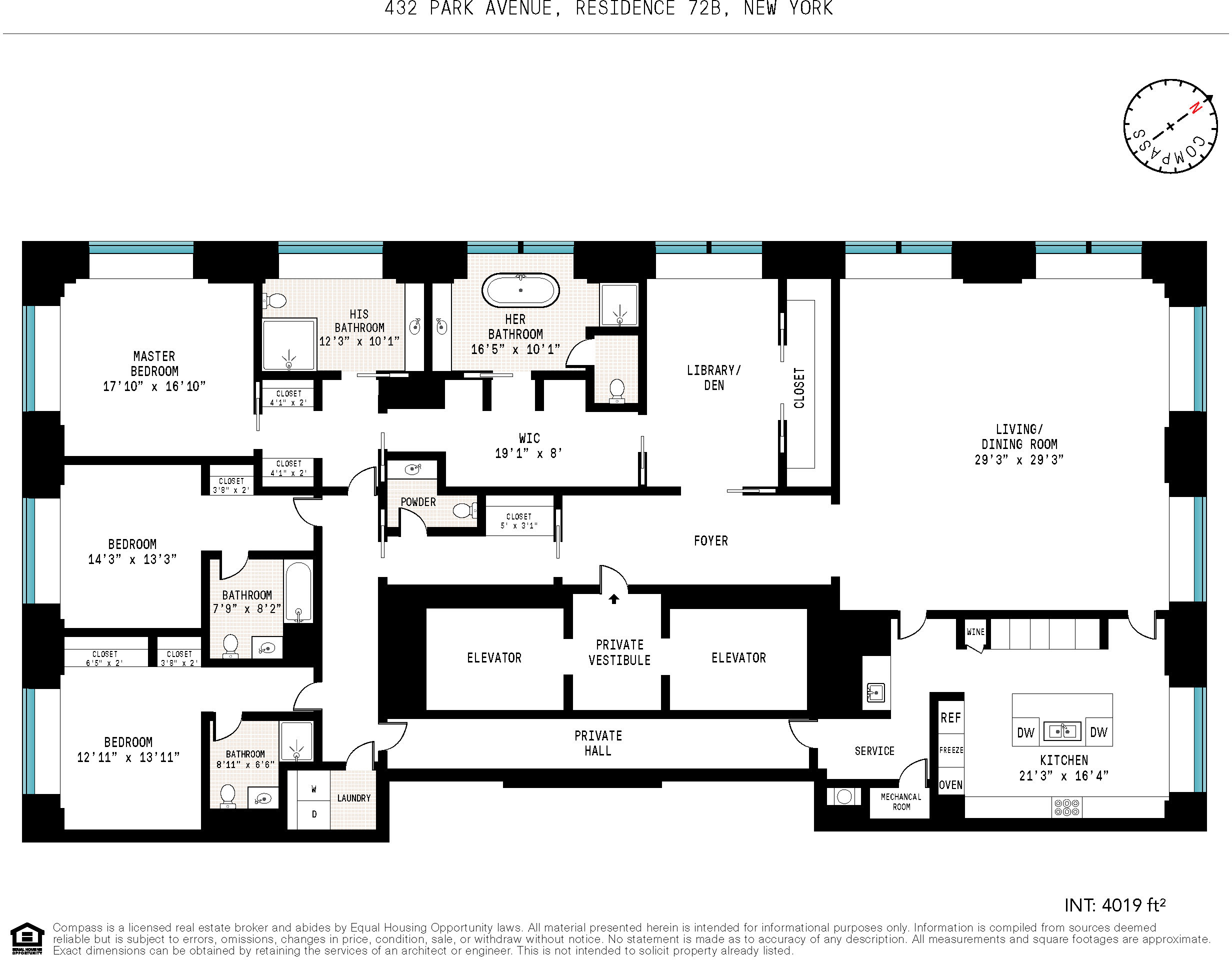 432 Park Avenue, Unit 72B Manhattan, NY 10022 - Photo 12 of 13