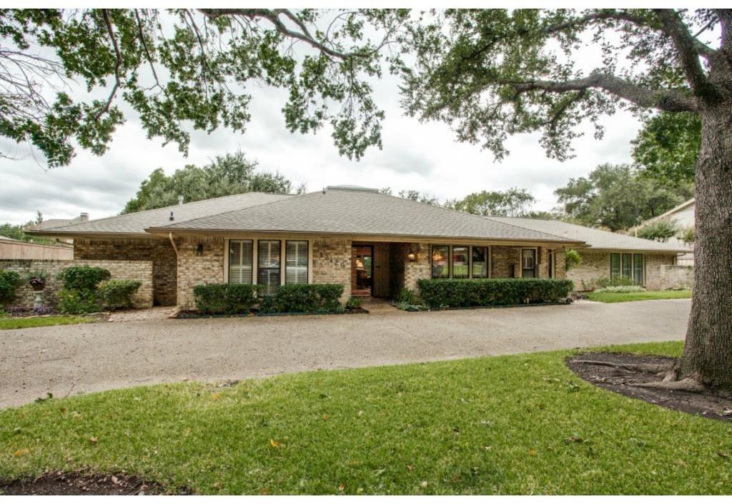 12129 Marbrook Drive Dallas, TX 75230 - Photo 1 of 1 Circular sweep driveway for guest parking on wooded quiet street