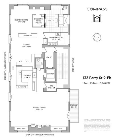 $6,300,000 | 132 Perry Street, Unit 9 | West Village