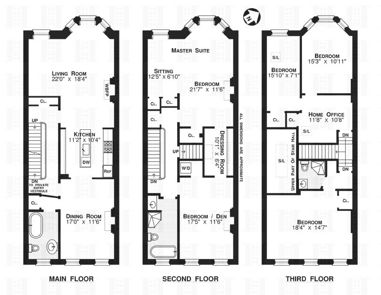 61 8th Avenue, Unit upper triplex Brooklyn, NY 11217 - Photo 8 of 8