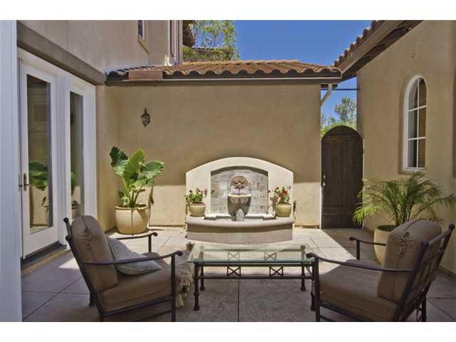 16380 Deer Ridge Road San Diego, CA 92127 - Photo 12 of 25 Courtyard with water fountain.
