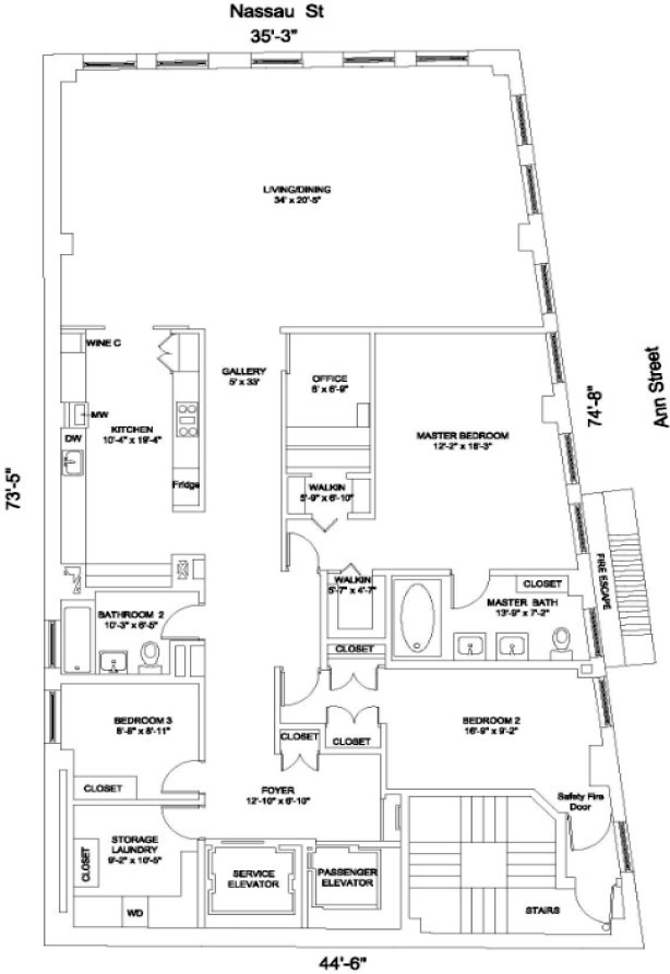 25 Ann Street, Unit 6 Manhattan, NY 10038 - Photo 6 of 6