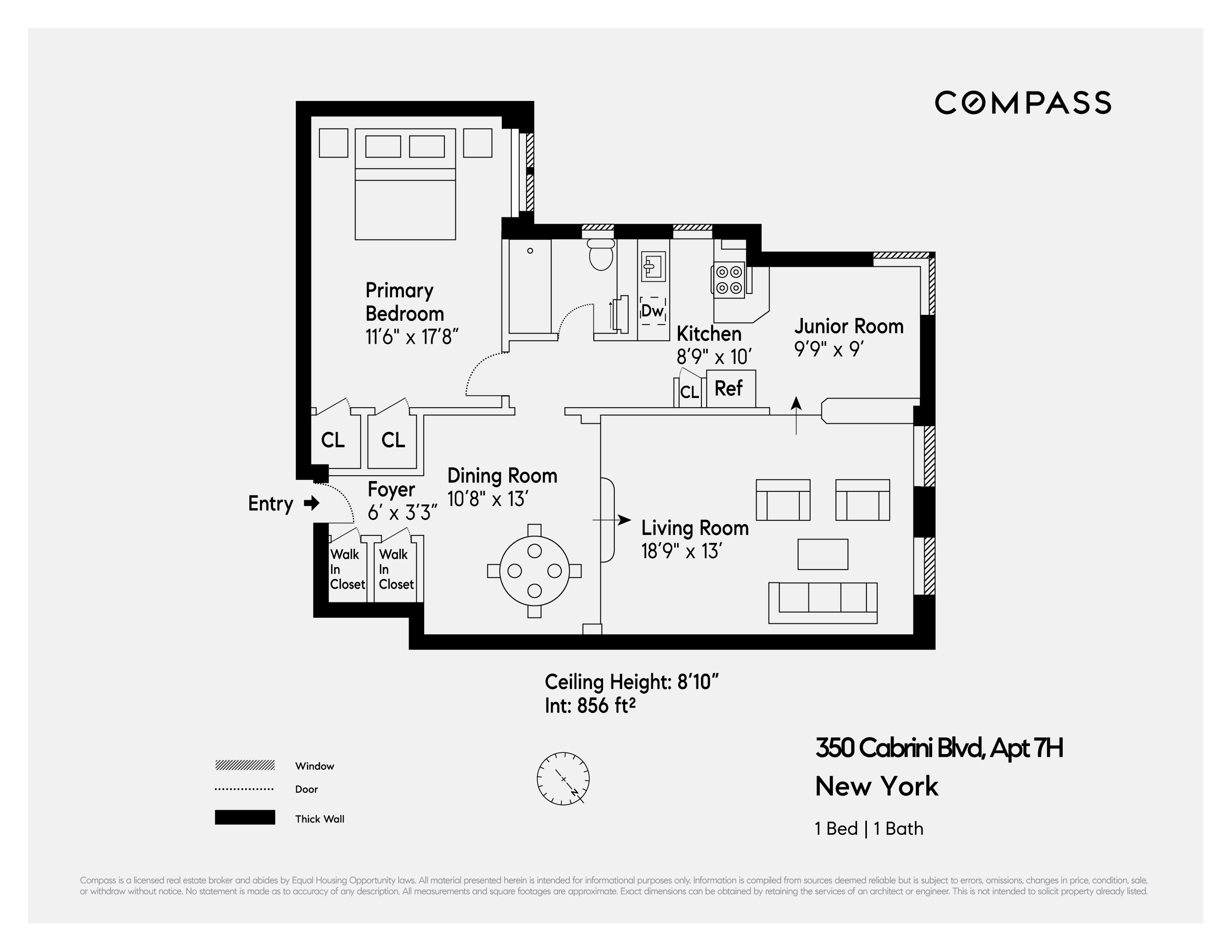 350 Cabrini Boulevard, Unit 7H Manhattan, NY 10040 - Photo 18 of 18
