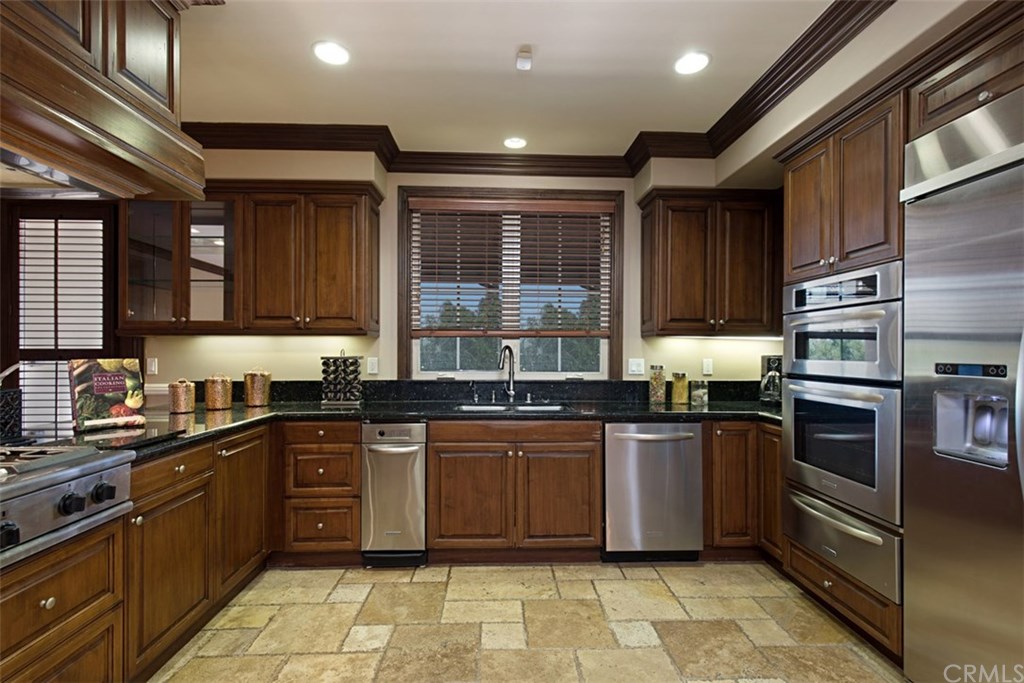 1640 Hillside Avenue Norco, CA 92860 - Photo 35 of 75 Kitchen with convection oven and trash compactor