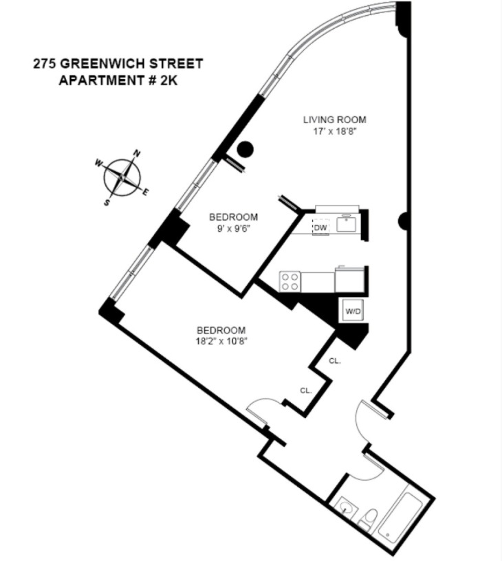 275 Greenwich Street, Unit 2K Manhattan, NY 10007 - Photo 7 of 7