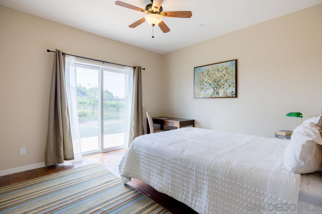 19259 Rangeland Road Ramona, CA 92065 - Photo 13 of 25 Second bedroom has slider to the vineyard
