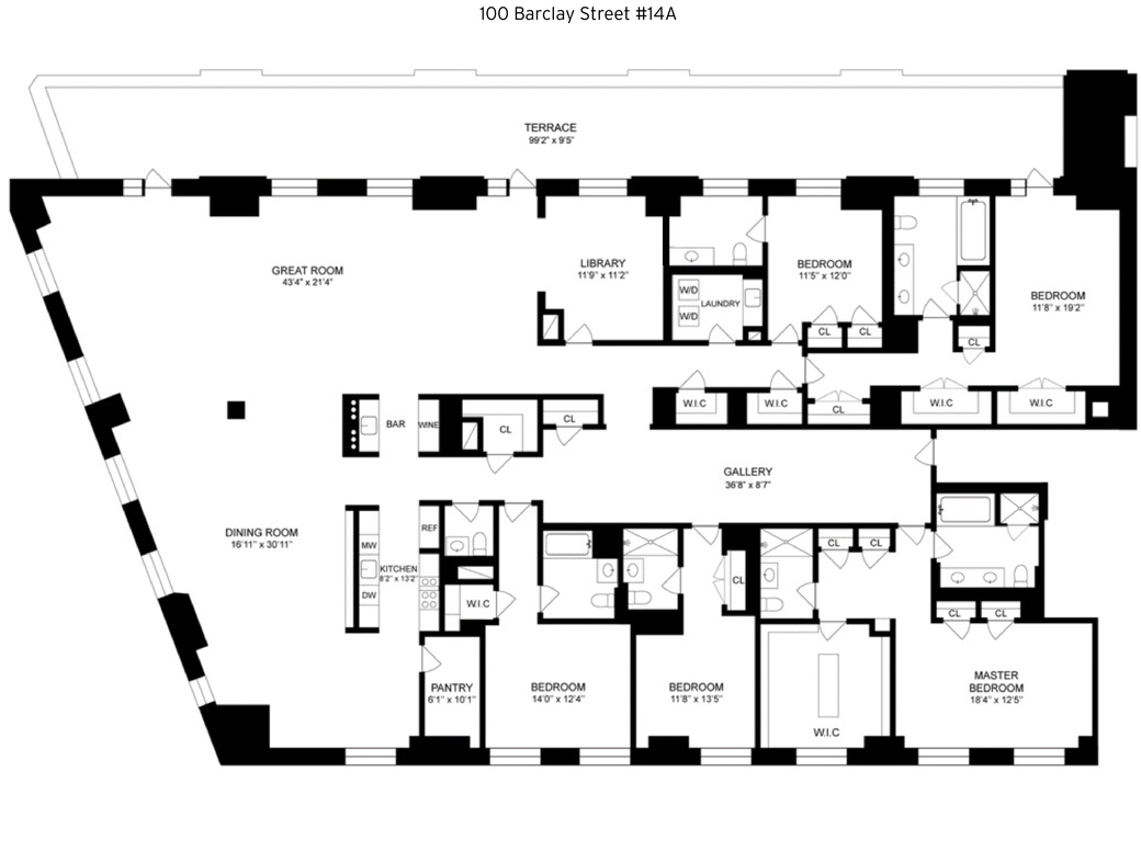 100 Barclay Street, Unit 14A Manhattan, NY 10007 - Photo 24 of 24