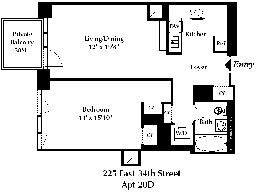 225 East 34th Street, Unit 20D Manhattan, NY 10016 - Photo 6 of 6