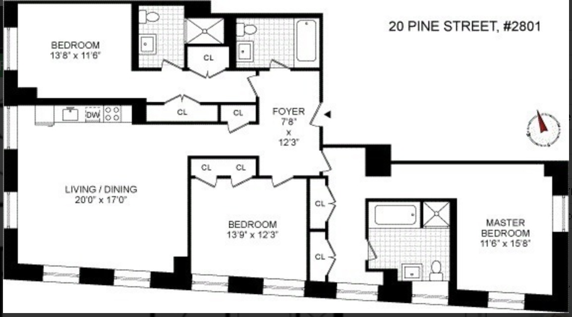 20 Pine Street, Unit 2801 Manhattan, NY 10005 - Photo 15 of 15