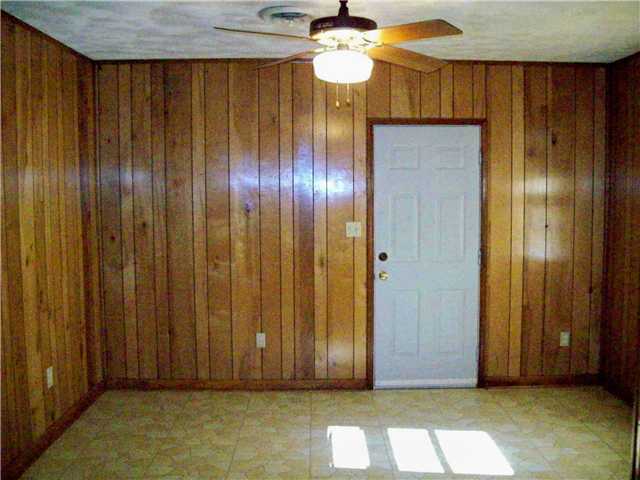 KNOTTY PINE WALLS, TILE
