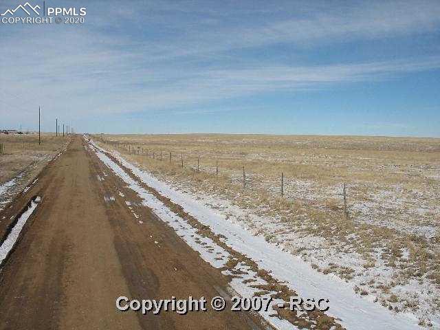 55 Harding Road Yoder, CO 80864 - Photo 3 of 3 From SW corner looking north. Harding Road frontage.