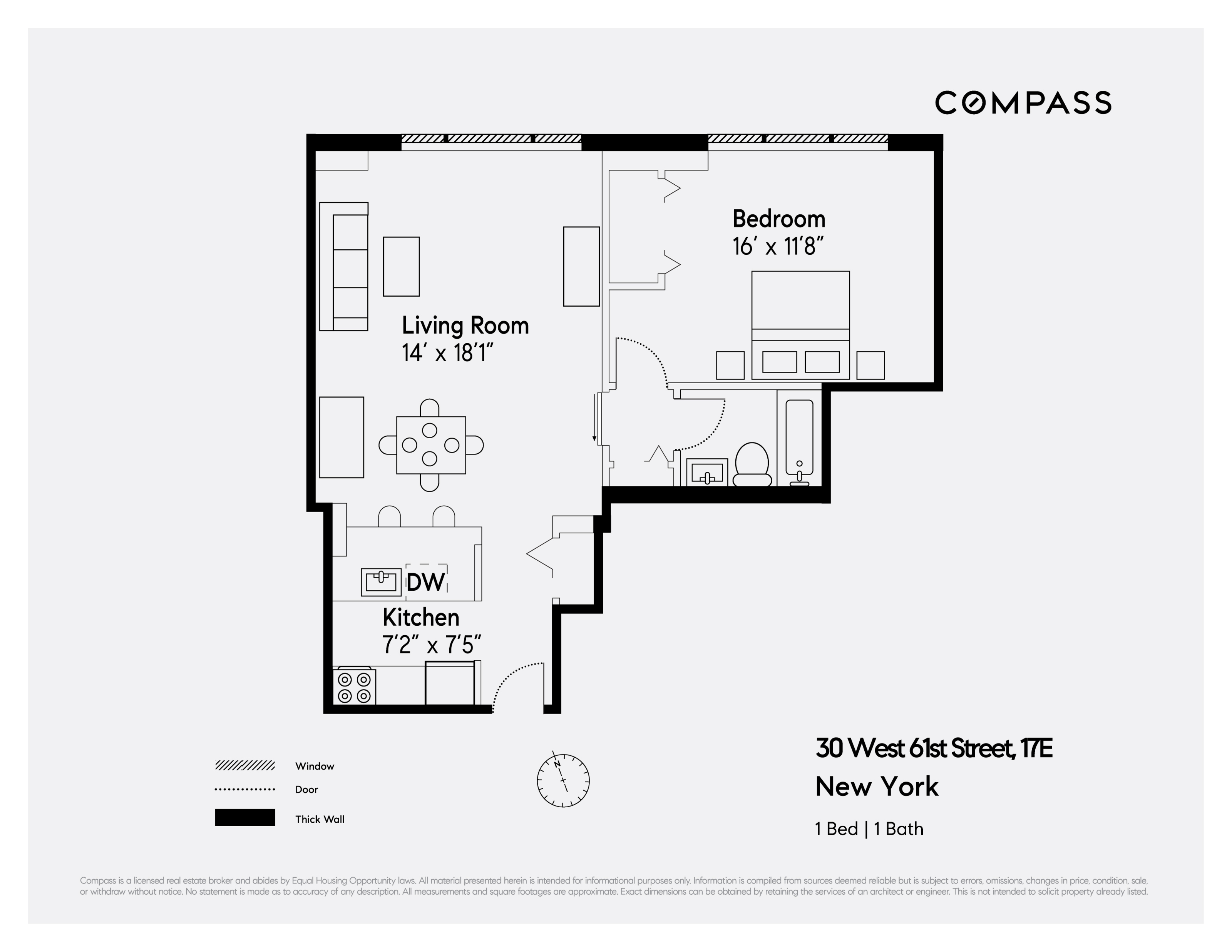 30 West 61st Street, Unit 17E Manhattan, NY 10023 - Photo 9 of 9