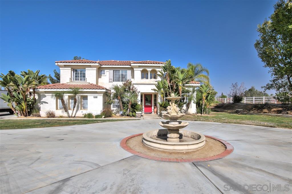 17250 Scottsdale Road Riverside, CA 92504 - Photo 3 of 25 Features a Circular Drive with Water Fountain