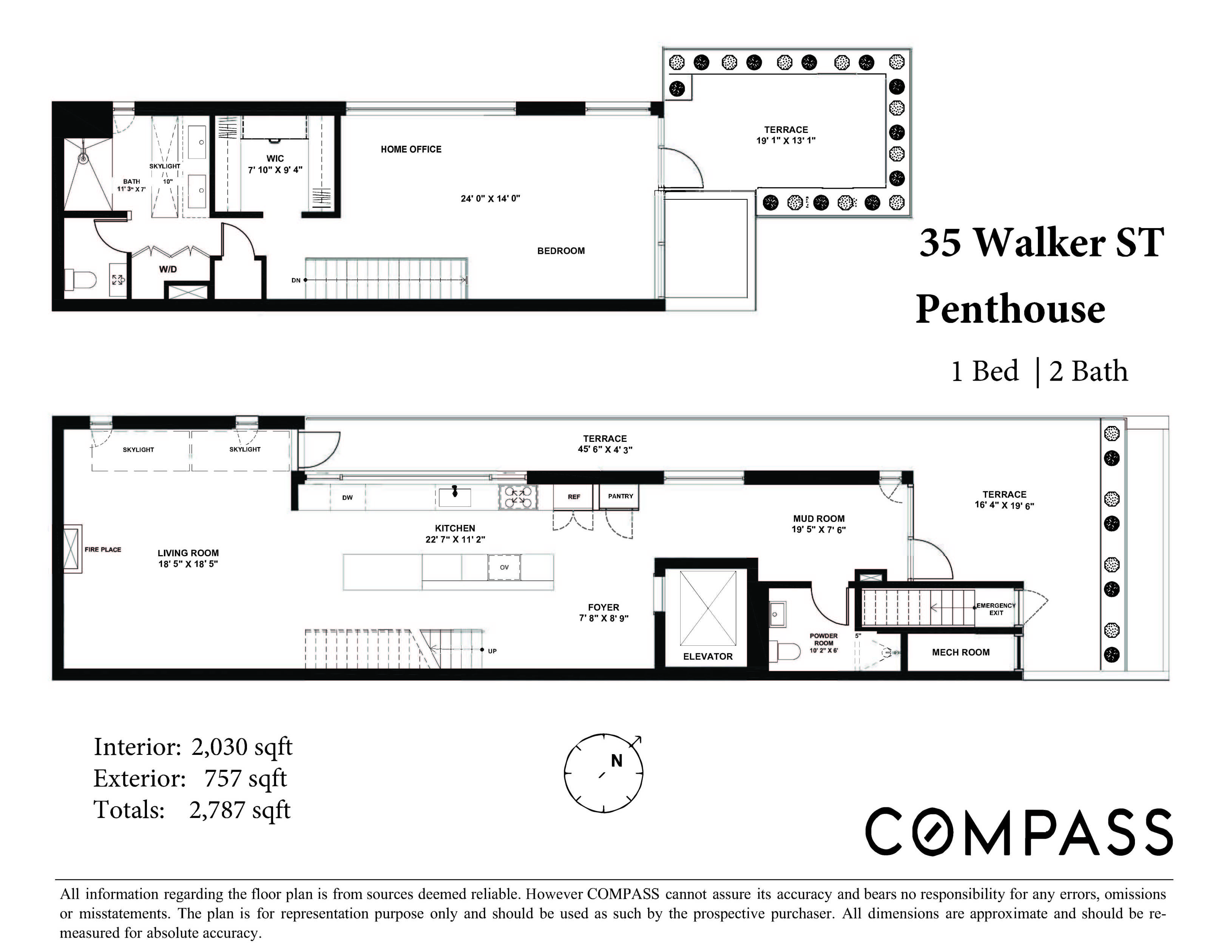 35 Walker Street, Unit PH Manhattan, NY 10013 - Photo 14 of 14