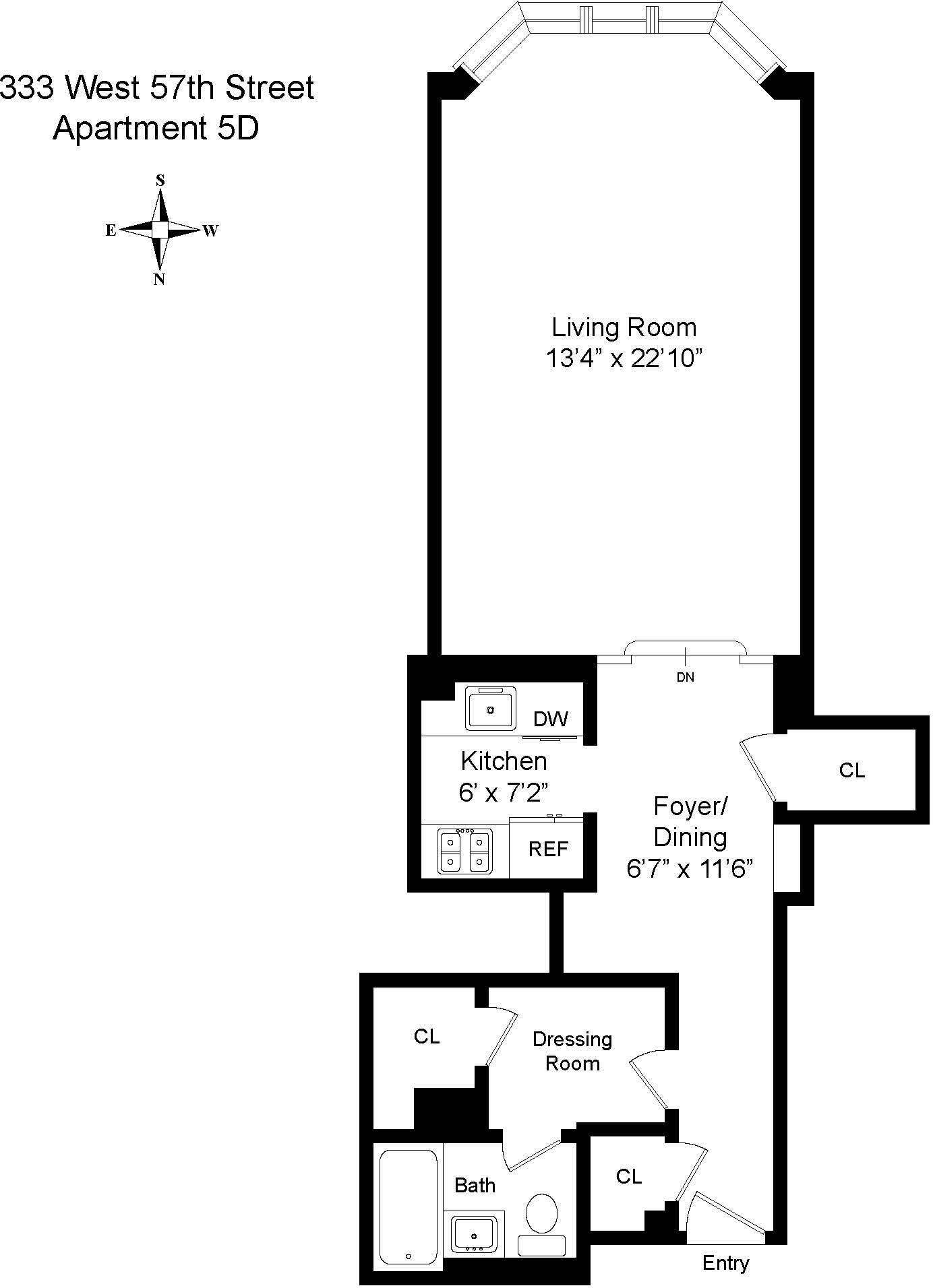 333 West 57th Street, Unit 5D Manhattan, NY 10019 - Photo 11 of 11