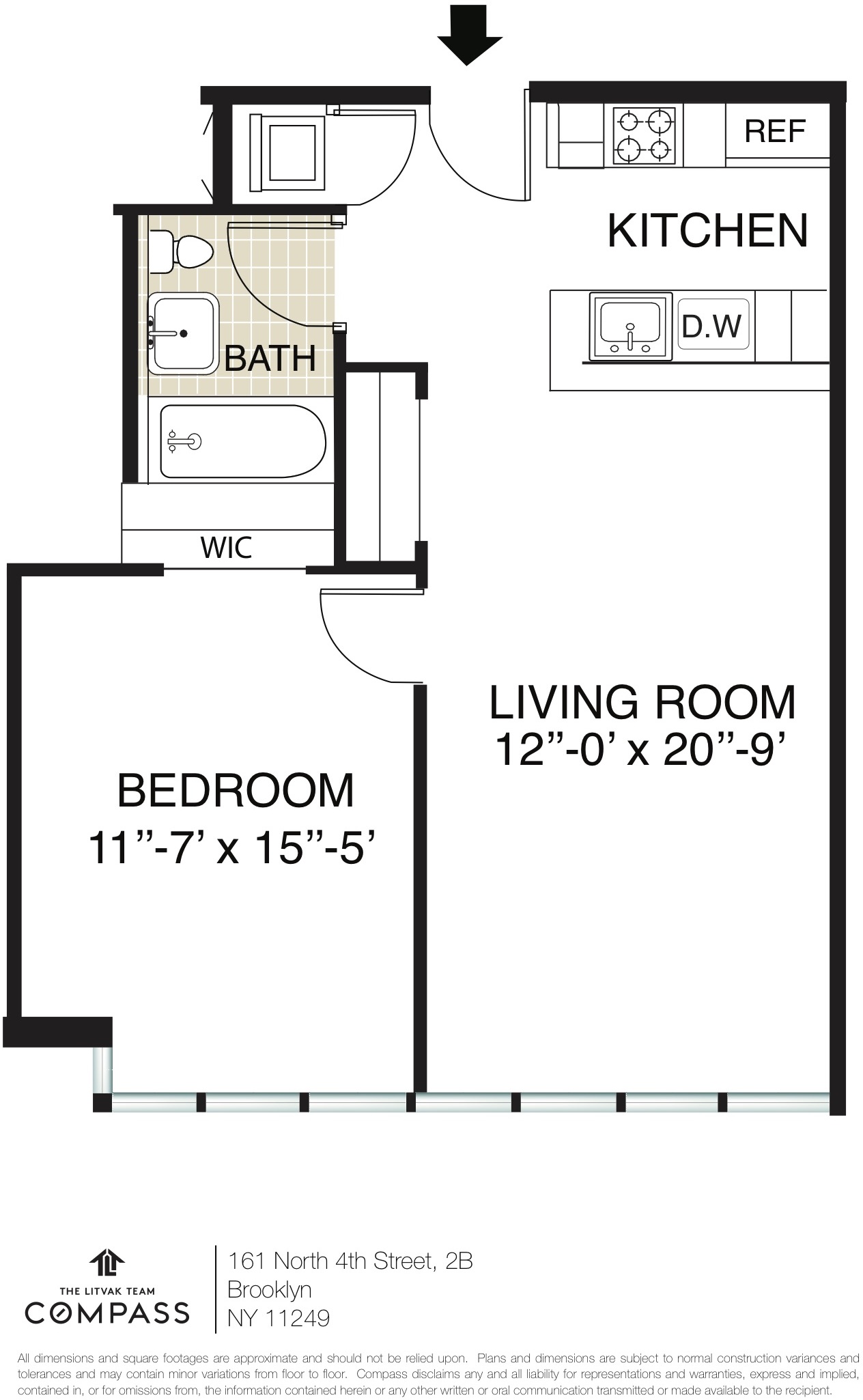 161 North 4th Street, Unit 2B Brooklyn, NY 11211 - Photo 10 of 10 Gallery Image 10