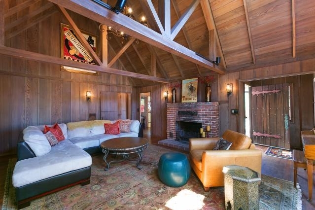 1602 Burgundy Road Encinitas, CA 92024 - Photo 5 of 25 Living Room with decorative brick fireplace