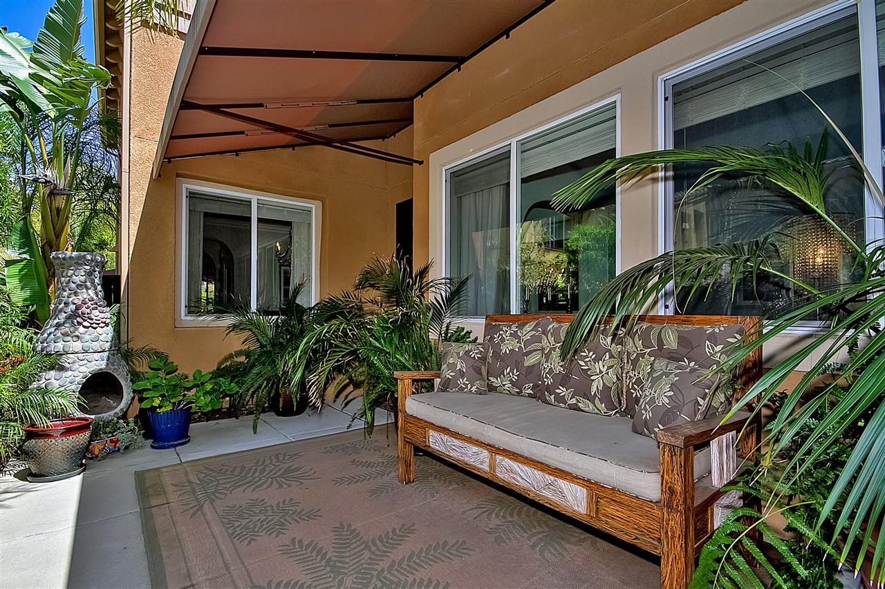 1853 Shadetree Drive San Marcos, CA 92078 - Photo 25 of 25 Nice Courtyard seating area just outside the custom front door.