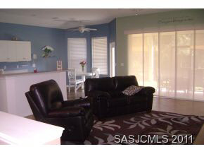745 El Vergel Lane St. Augustine, FL 32080 - Photo 7 of 21 living room w/blinds to lanai