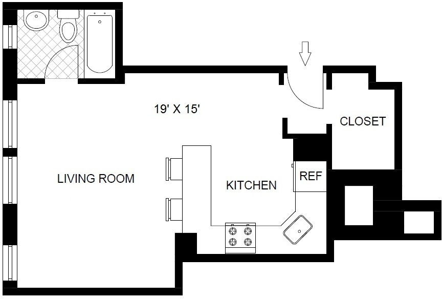 457 West 57th Street, Unit 1616 Manhattan, NY 10019 - Photo 7 of 7