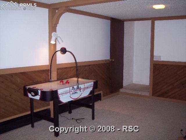 8640 Shoup Road Colorado Springs, CO 80908 - Photo 6 of 11 Rec. room in basement w/ wood insert