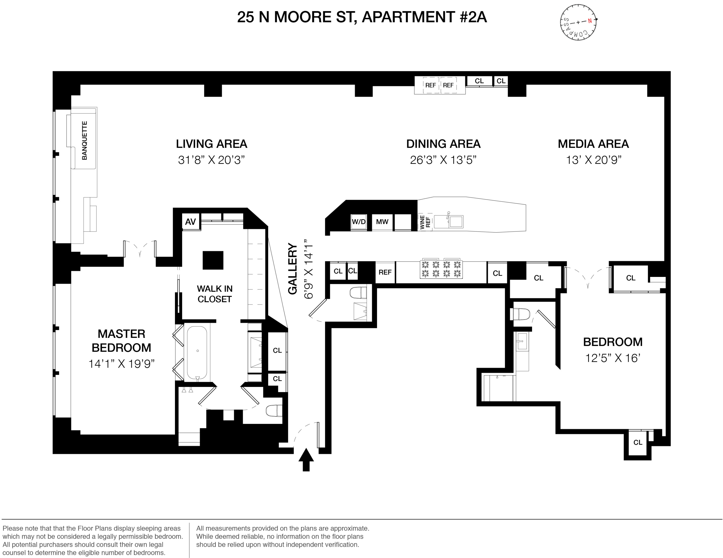 25 North Moore Street, Unit 2A Manhattan, NY 10013 - Photo 13 of 14