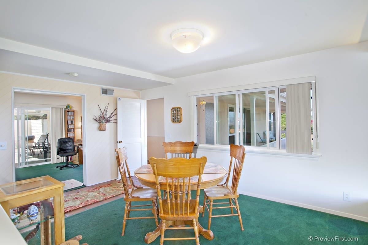 4933 Conejo Road Fallbrook, CA 92028 - Photo 14 of 25 Dining Room with the opening to the office/den to the left