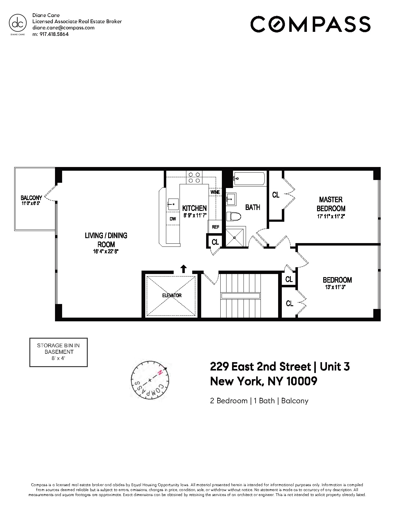 229 E 2nd St, Unit 3A Manhattan, NY 10009 - Photo 15 of 15