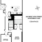 $8,500 | 444 West 19th Street, Unit 802 | Chelsea