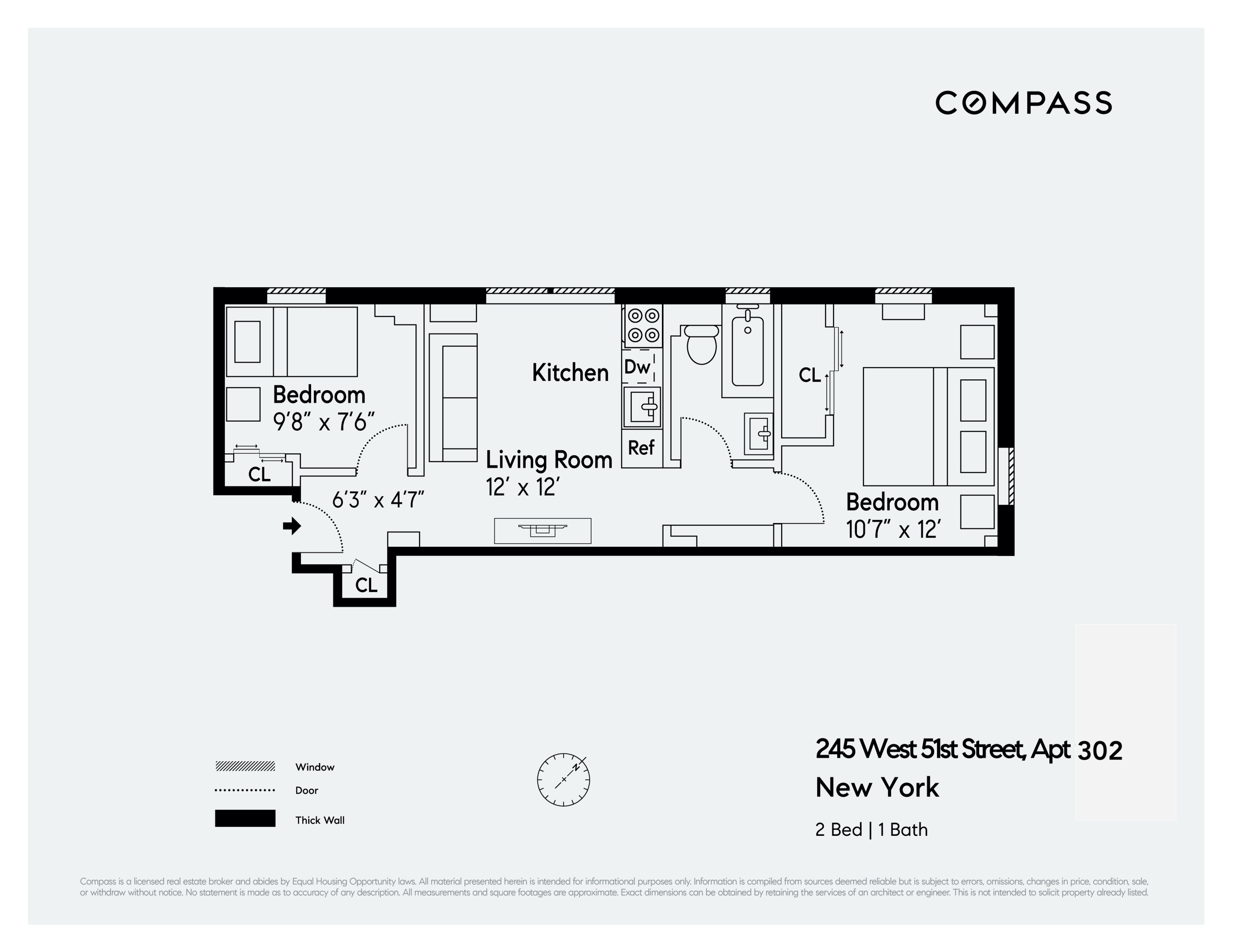 245 West 51st Street, Unit 302 Manhattan, NY 10019 - Photo 10 of 10
