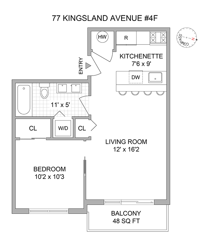 77 Kingsland Avenue, Unit 4F Brooklyn, NY 11211 - Photo 11 of 11