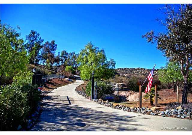 20615 Bee Valley Road Jamul, CA 91935 - Photo 22 of 25 GATED SECURITY ENTRY FOR YOUR MOUNTAIN TOP HIDEAWAY, 3.26 ACRES OF ABSOLUTE BLISS, GATES OPEN TO THE LONG DRIVEWAY TO YOUR DREAMHOME...