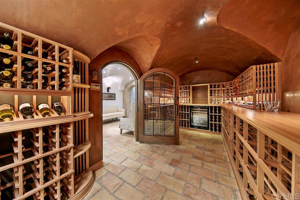 6221 Mimulus Rancho Santa Fe, CA 92067 - Photo 11 of 25 Temperature controlled wine cellar and beautiful sit down bar