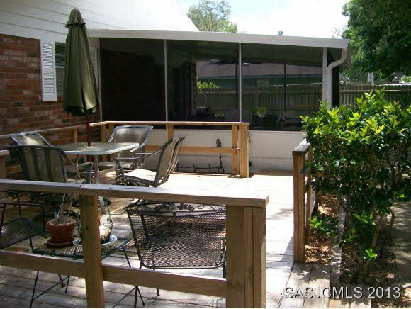 636 Segovia Road St. Augustine, FL 32086 - Photo 17 of 18 Rear Deck