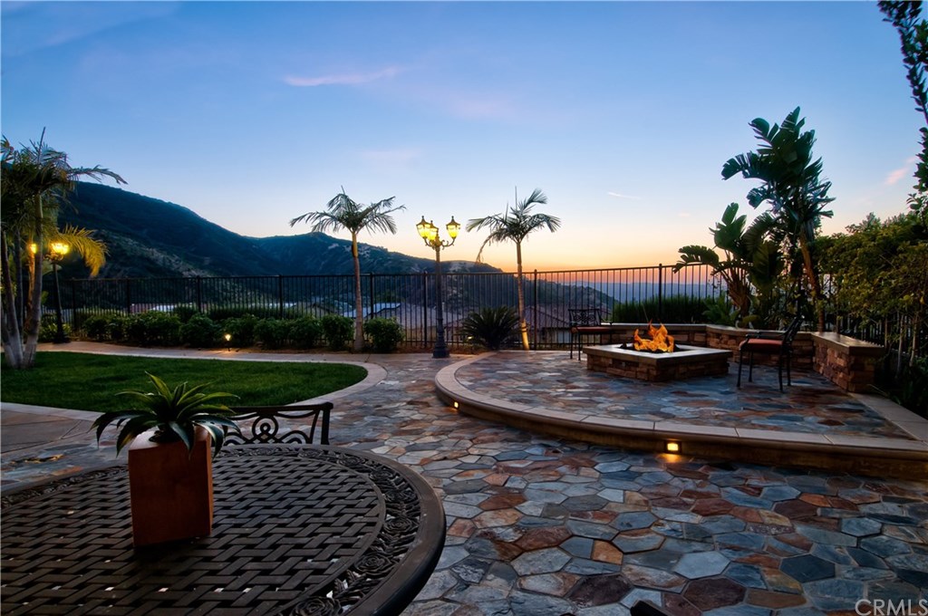 2148 Sageleaf Circle Corona, CA 92882 - Photo 4 of 74 Partial view of the backyard and fire pit area as the sun sets. This is a very peaceful setting.