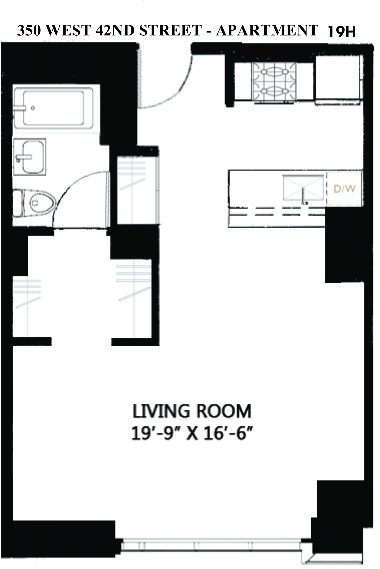 350 West 42nd Street, Unit 19H Manhattan, NY 10036 - Photo 7 of 7