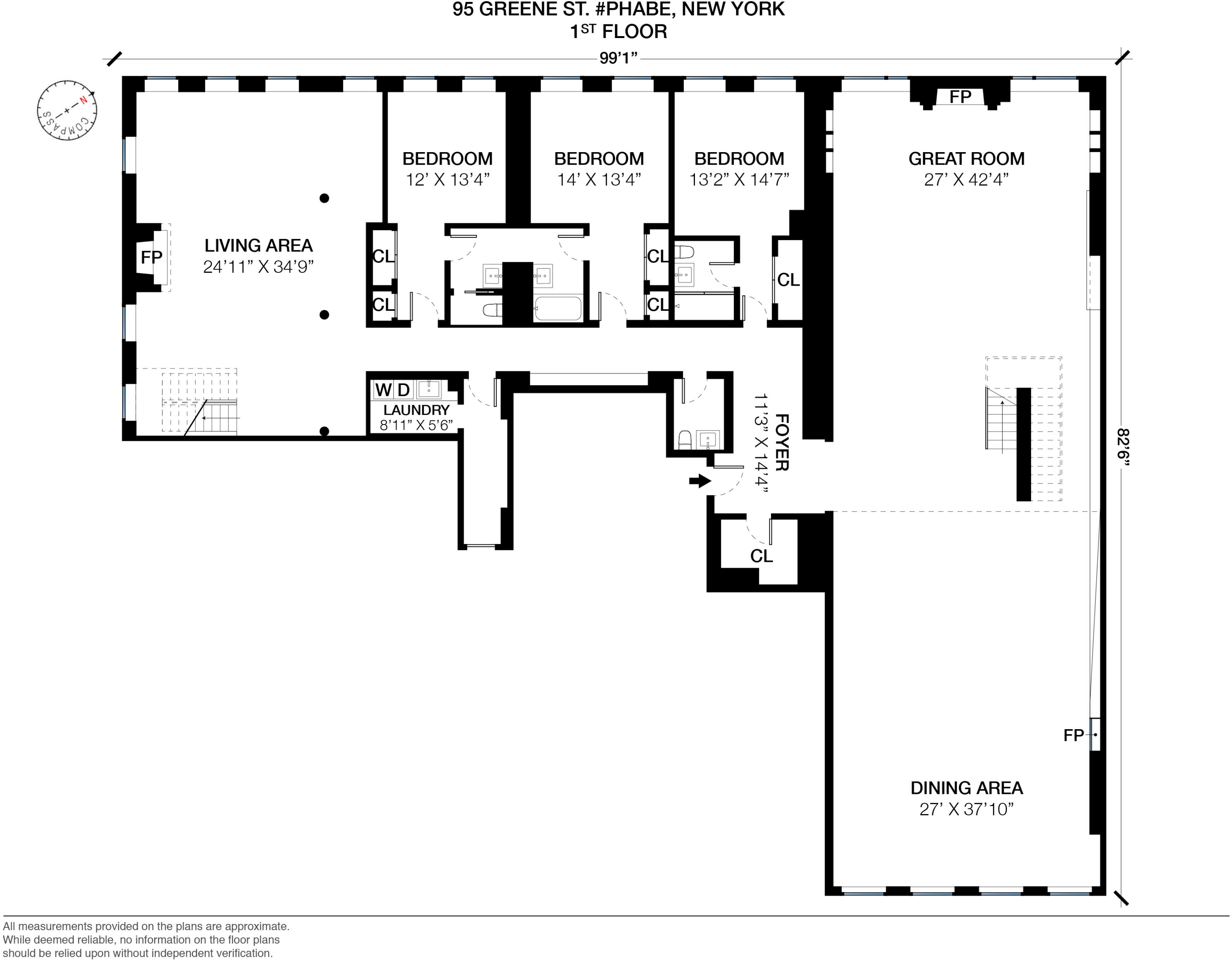 95 Greene Street, Unit PHABE Manhattan, NY 10012 - Photo 13 of 16