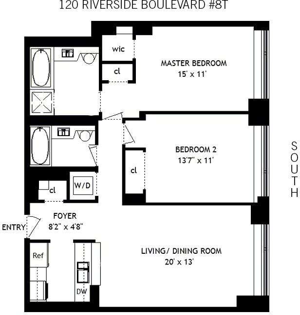 120 Riverside Boulevard, Unit 8T Manhattan, NY 10069 - Photo 8 of 8