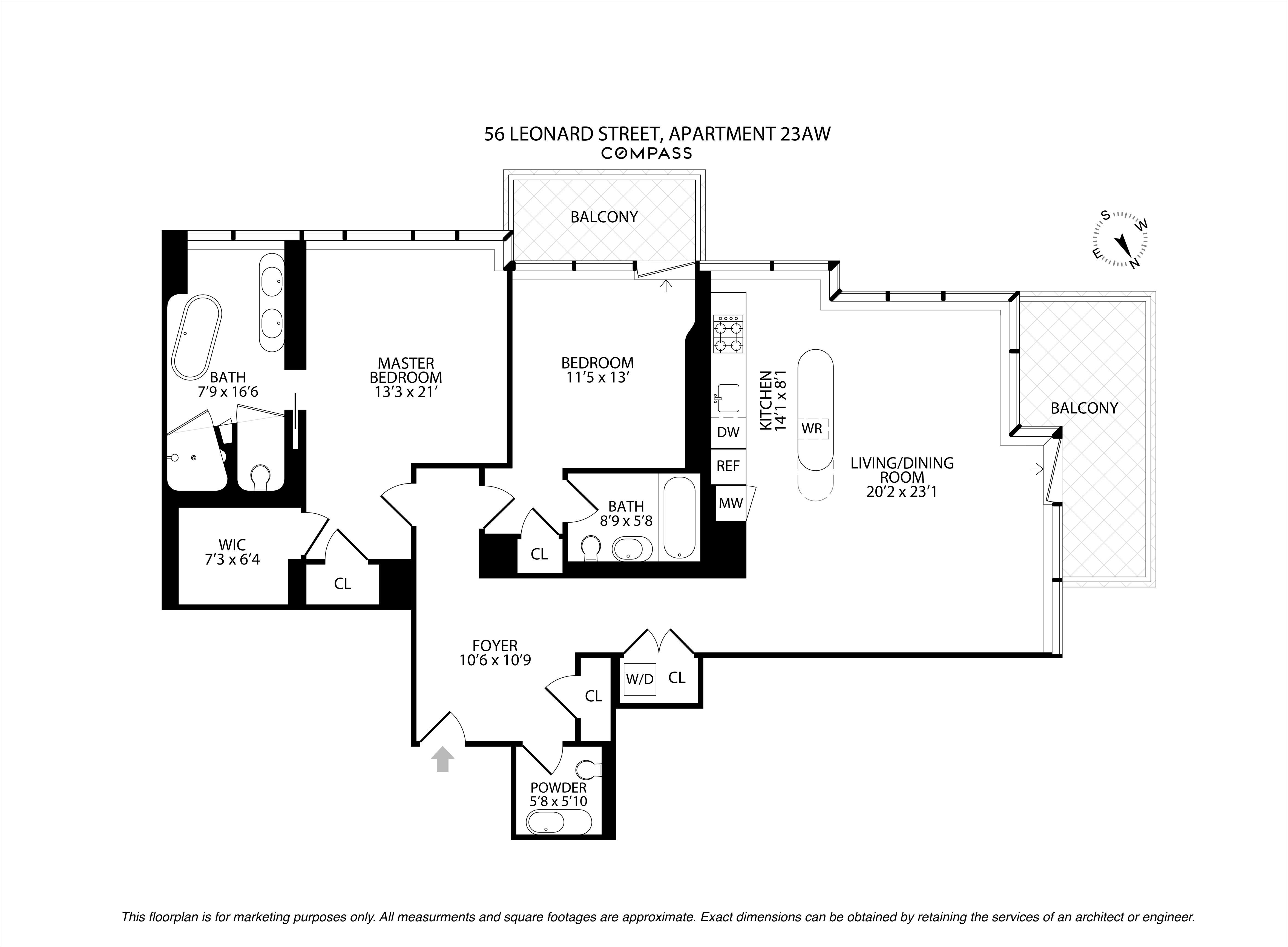 56 Leonard Street, Unit 23AWEST Manhattan, NY 10013 - Photo 17 of 17