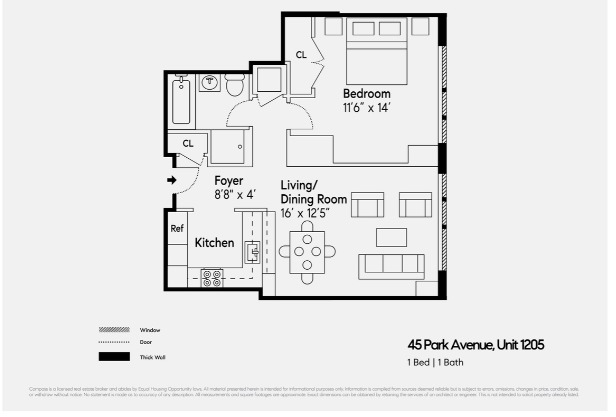 45 Park Avenue, Unit 1205 Manhattan, NY 10016 - Photo 6 of 6