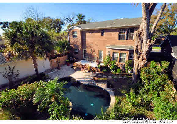 43 Valencia Street St. Augustine, FL 32084 - Photo 14 of 16 Rear View from Balcony