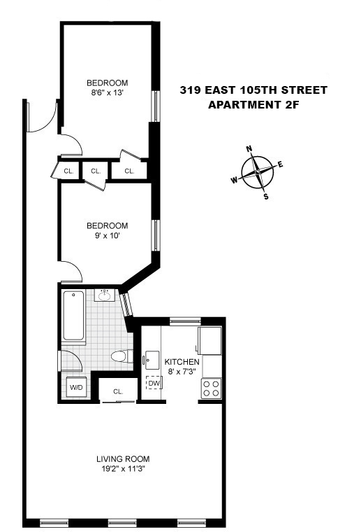 319 East 105th Street, Unit 2F Manhattan, NY 10029 - Photo 7 of 7