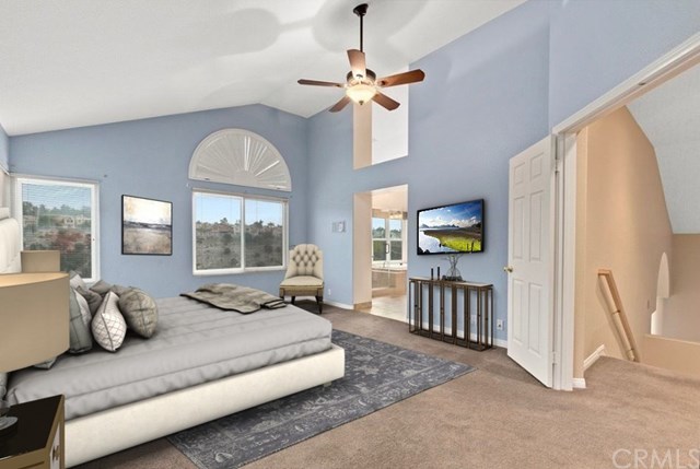 16 Flores Lake Forest, CA 92610 - Photo 15 of 24 The double door master suite enjoys beautiful views and great ambiance.