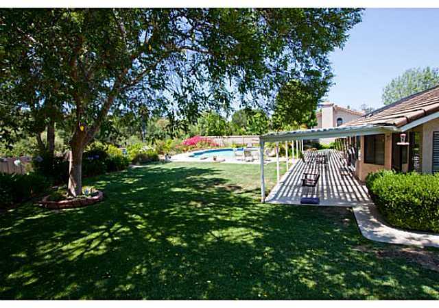 15710 Summer Sage Road Poway, CA 92064 - Photo 8 of 9 Backyard and Patio area Photograph of 15710 Summer Sage Road.