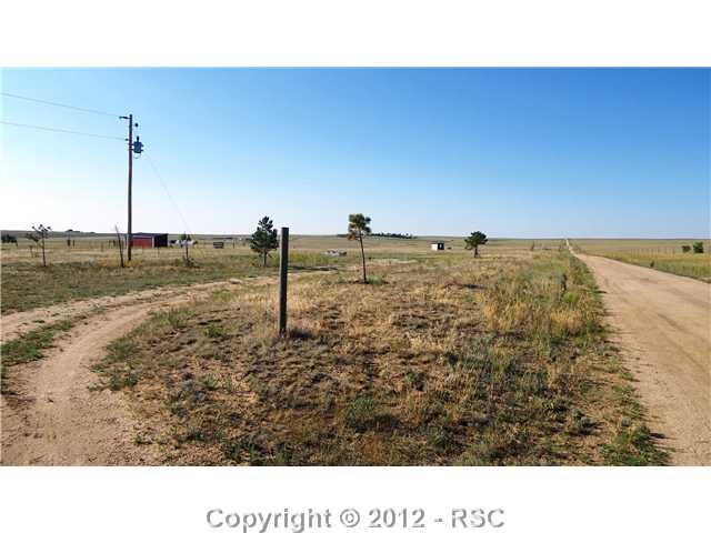 9805 Currier Road Calhan, CO 80808 - Photo 1 of 9 From northwest looking south - access frontage