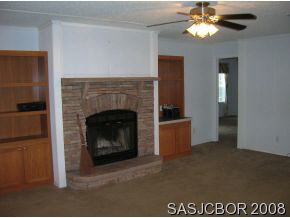 LIVING ROOM WITH FIREPLACE