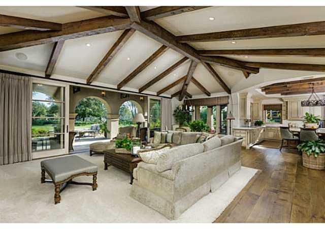 6421 Mimulus Rancho Santa Fe, CA 92067 - Photo 10 of 21 Vintage beamed ceilings and seamless indoor-outdoor living